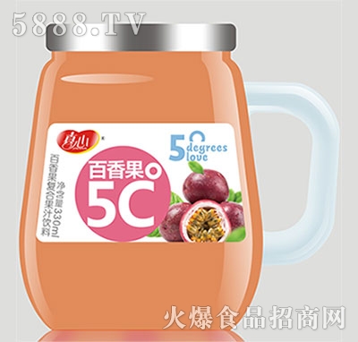 真心百香果5℃復(fù)合果汁飲料330ml